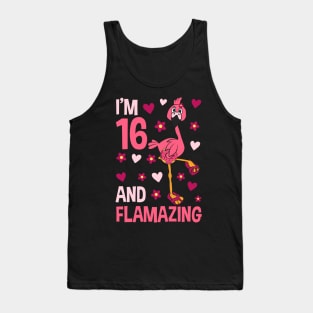 I'm 16 and Flamazing Flamingo Tank Top